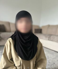 Hijab Enfant Confectionné en Turquie - Noir