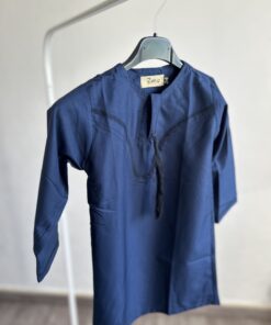 Qamis Bébé – Bleu marine