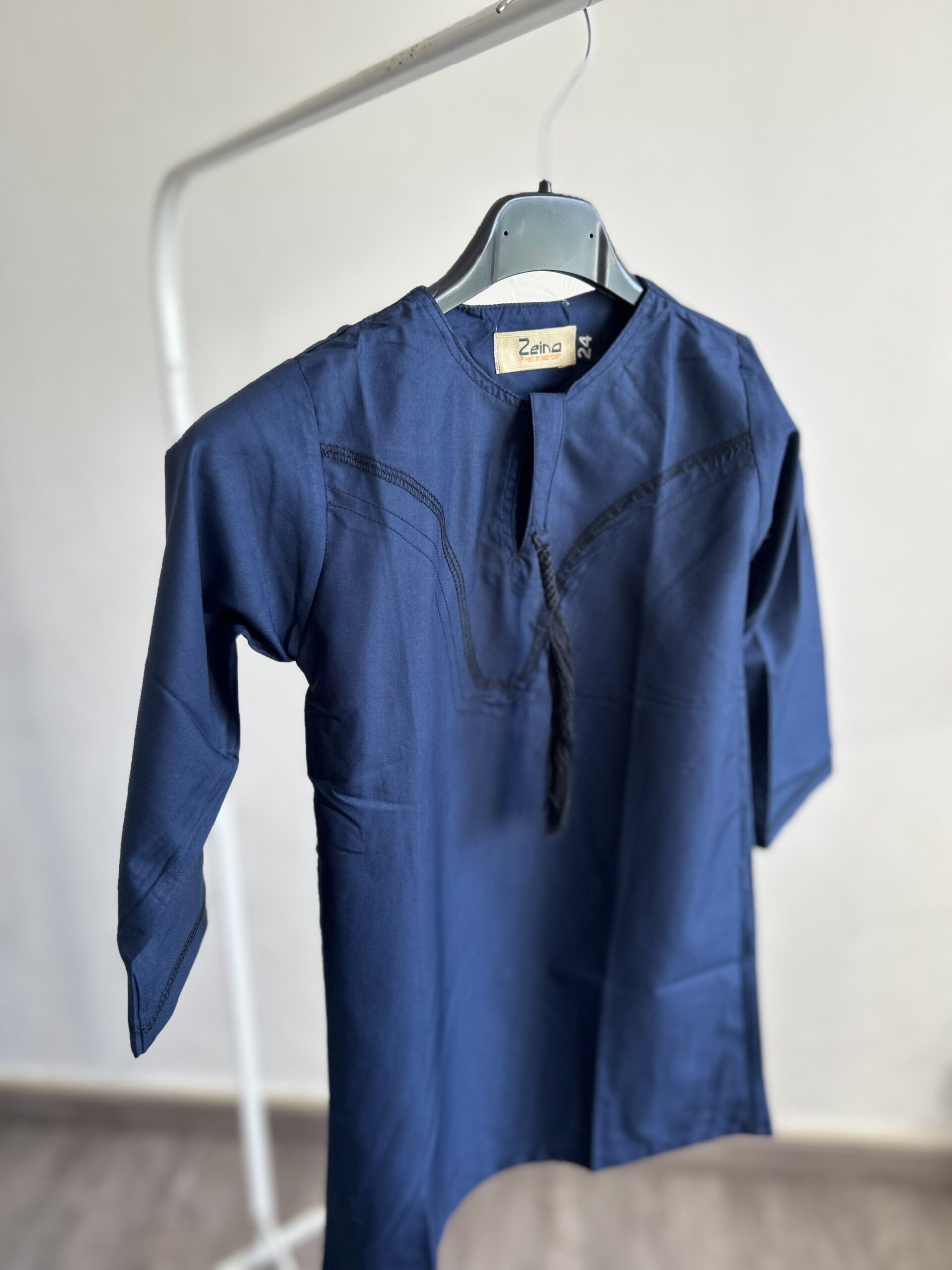 Qamis Bébé – Bleu marine